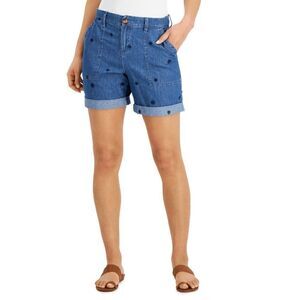 STYLE & CO Women's Roll-Cuff Bermuda Shorts 6P